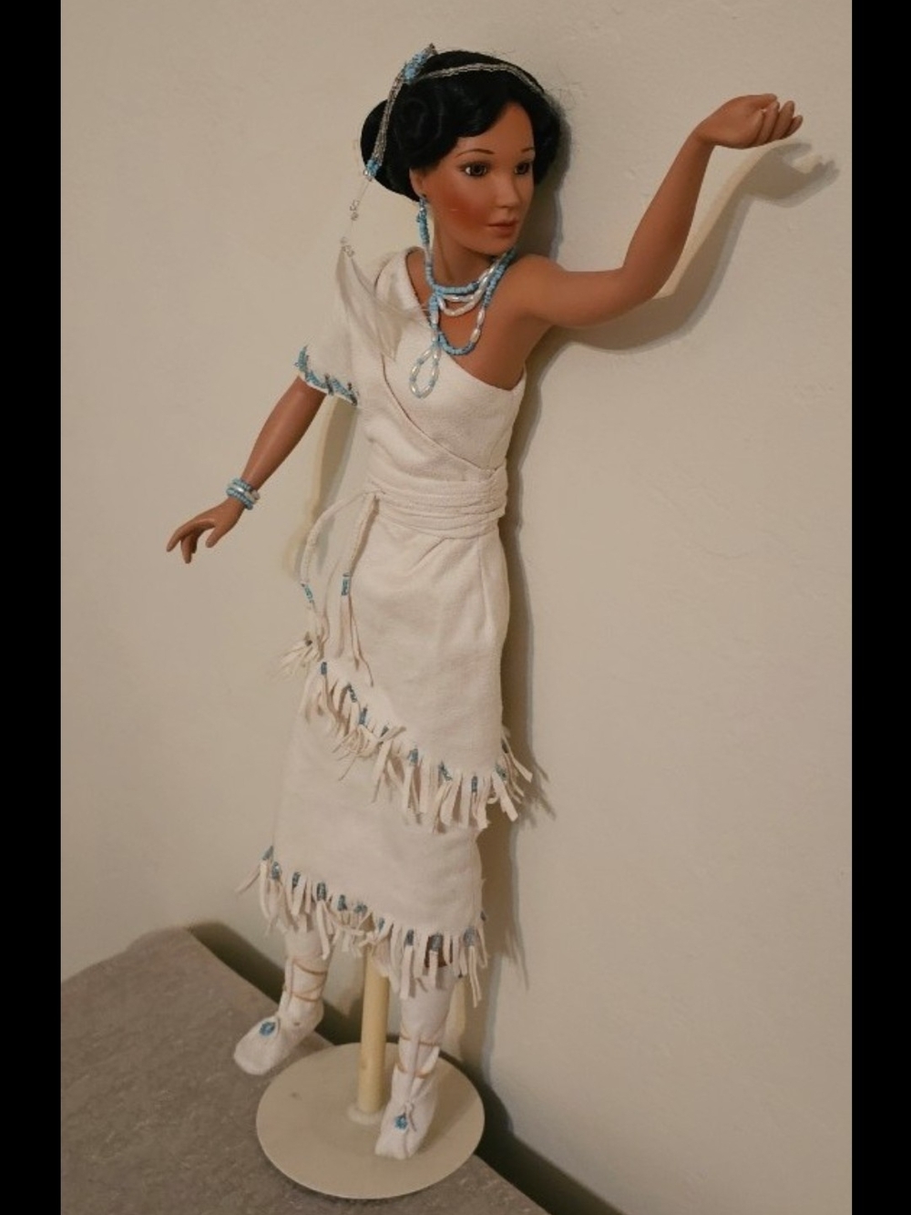 Vintage Ashton-Drake "Sun Maiden' Porcelain Doll by Sandra Bilotto (19"-Loose)